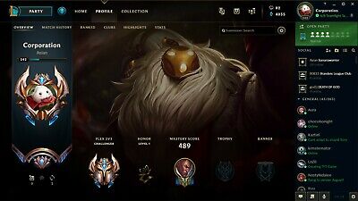 league of legends find account